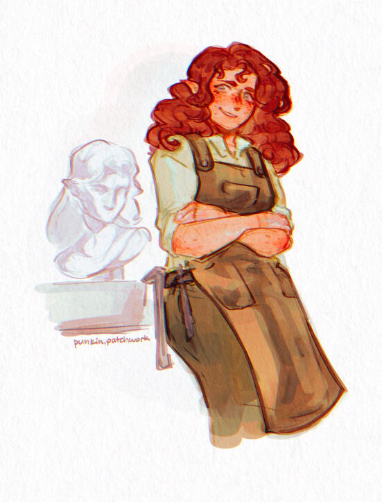 sample shaded halfbody